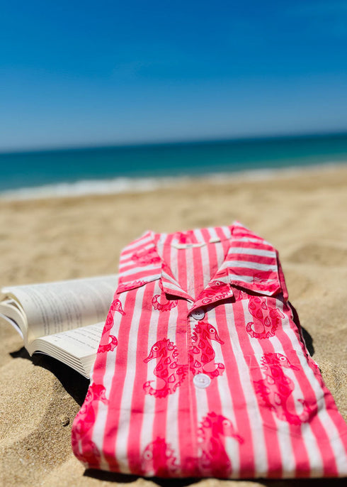 Women's Weekend Pyjama Set Seahorse