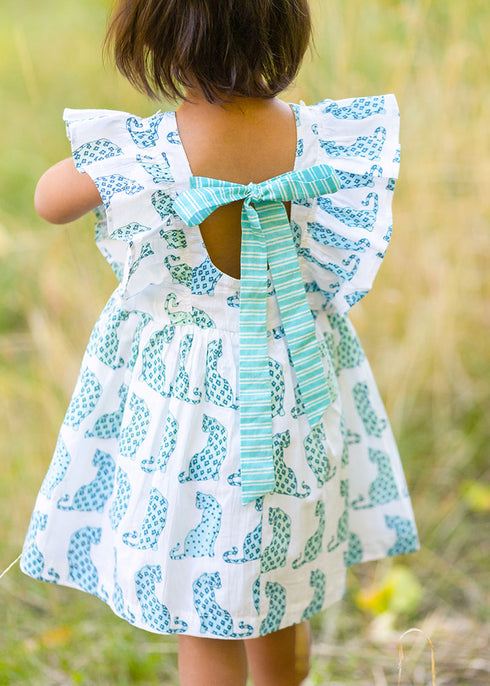 Girls Birthday Dress Jungle