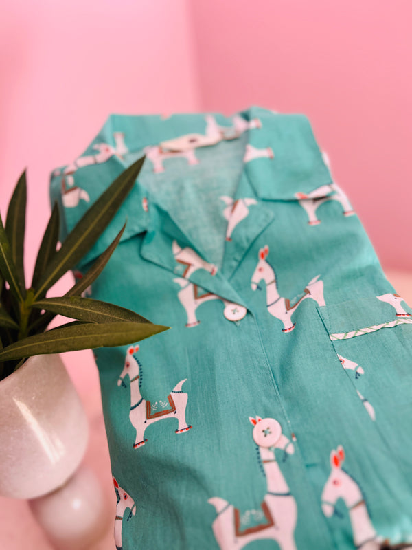 Women's Nightset Llama Bankura