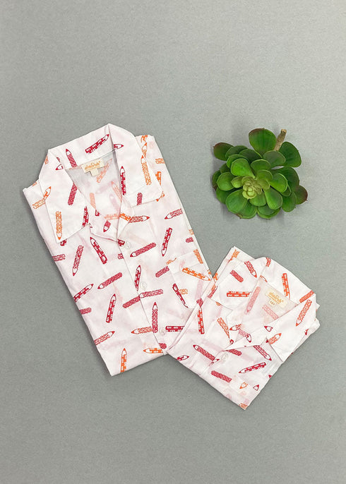 Pencil Doodle Shirt for Father-Son