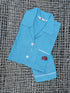 Women's Stripes Shorts Set - Hathi Emb