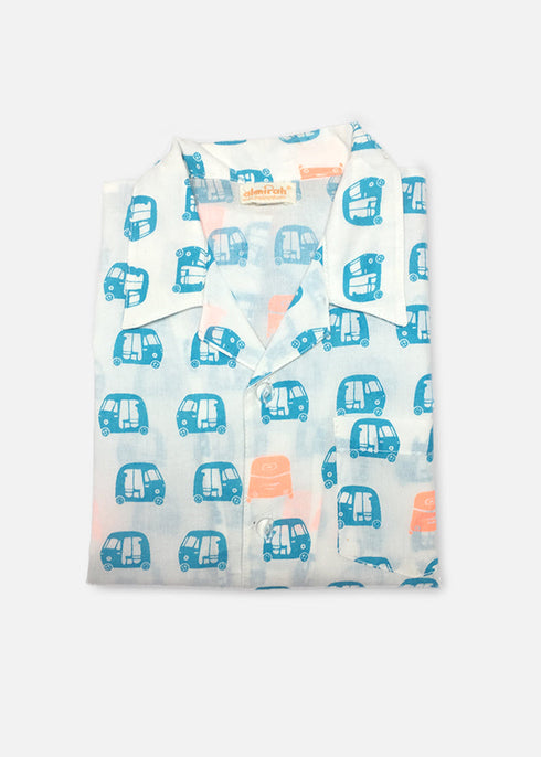 Boys Auto Printed Shirt