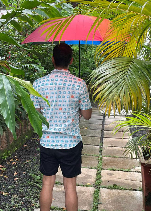 Mens Printed Shirt - Auto