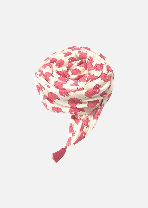 100% organic cotton muslin blanket in HM pink