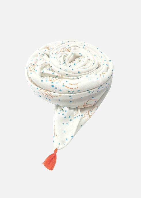 Almirah cute kettle cotton muslin blanket