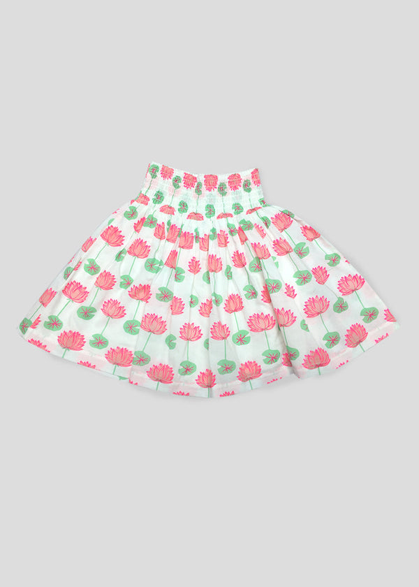 Little Girls Skirt Lotus Pink