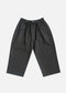 kids black pant with drawstring on waist