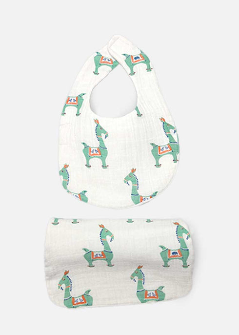 Newborn Bib Burp Cloth - Bankura