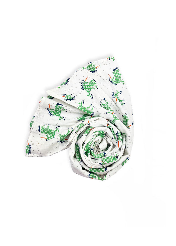 Muslin Swaddle Blanket Unicorn