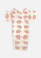Almirah baby kimono dress in sheep print