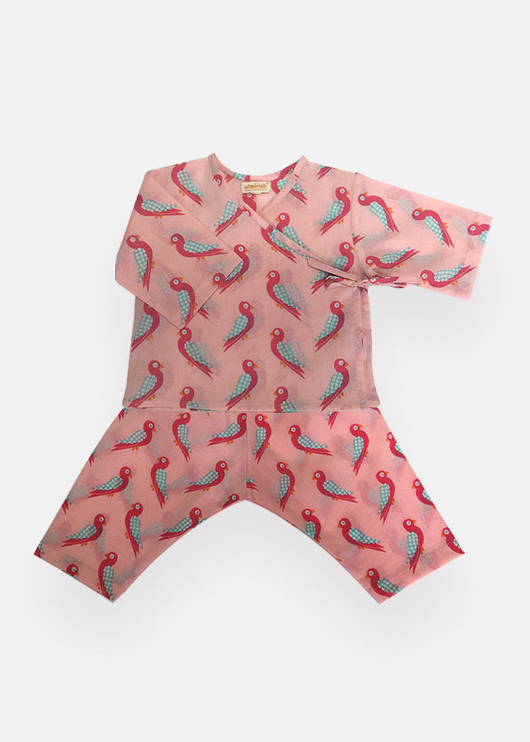 Baby Newborn Warm Kimono Romper