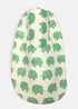 cute elephant print on bib and burp cloth