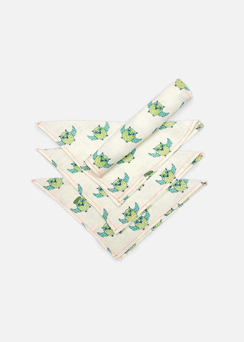 Cloth Baby Wipe - Owl