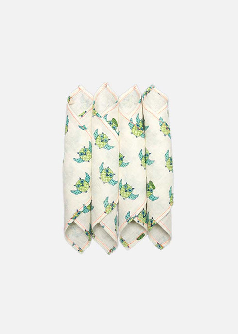 Cloth Baby Wipe - Owl