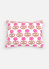 Almirah newborn baby pillow sham in genda pink