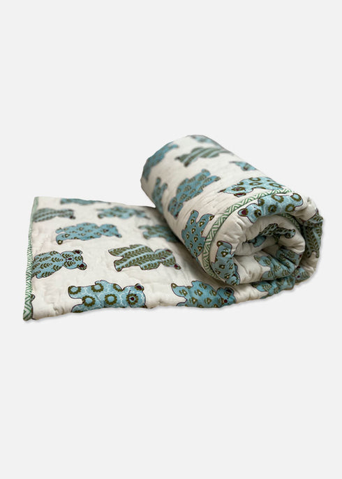 Bhalu Handblock Handmade Razai