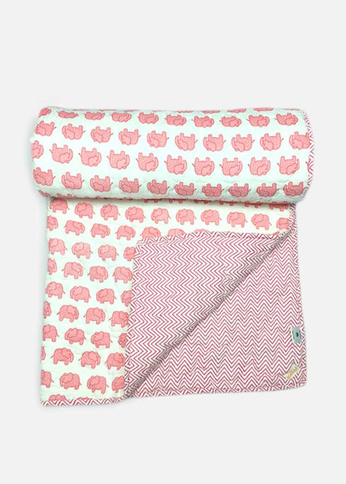 this is cotton quilt for baby, toddler and single