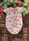 lotus print baby romper