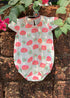 lotus print baby romper