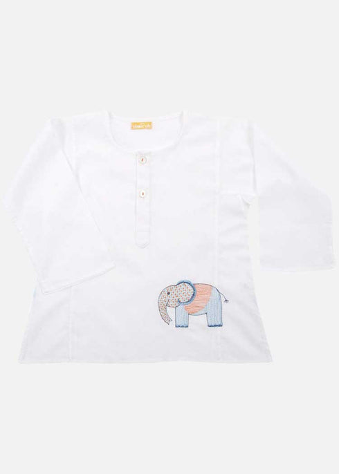 Short Kurta Haathi Emb