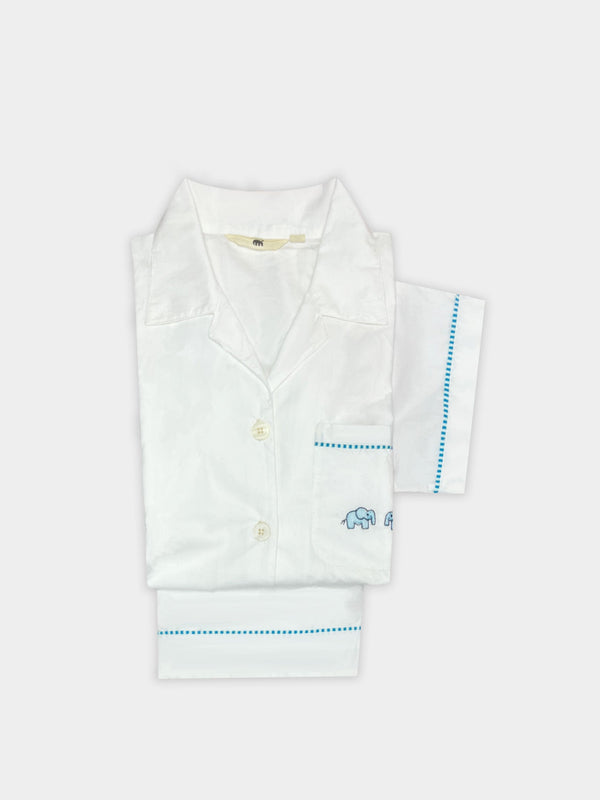 Women's Organic Shorts Set - Hathi Emb