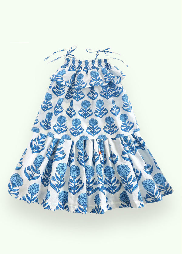 Summer Skirt Set - Genda Blue