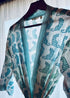 Women's Loungewear Gown Leopard Blue
