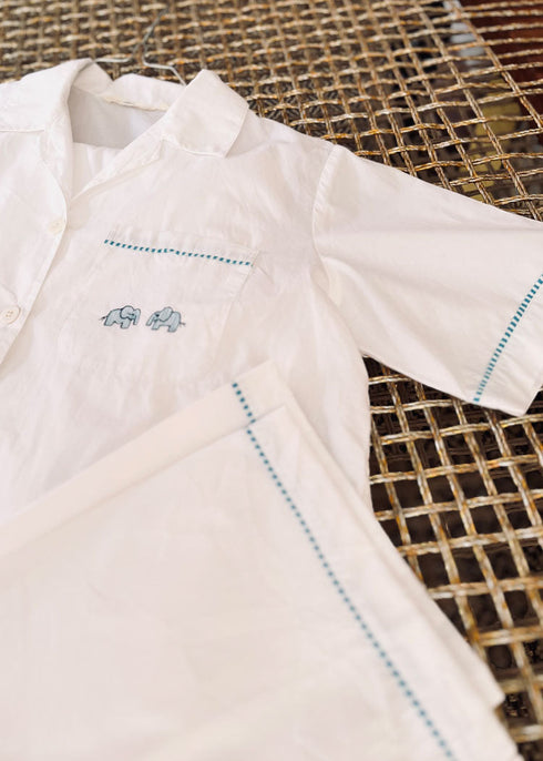 Women's Organic Pyjama Set Hathi Saathi